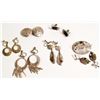 Image 1 : 6 Vintage Silver Pairs Earrings and 1 Pendant