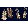 Image 1 : Navajo Ring, Pendant, Earrings--Orville Manygoats