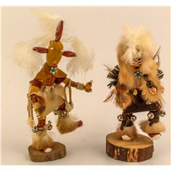 Two Kachinas by Sarah