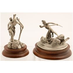 Two Pewter Sculptures by Don Polland