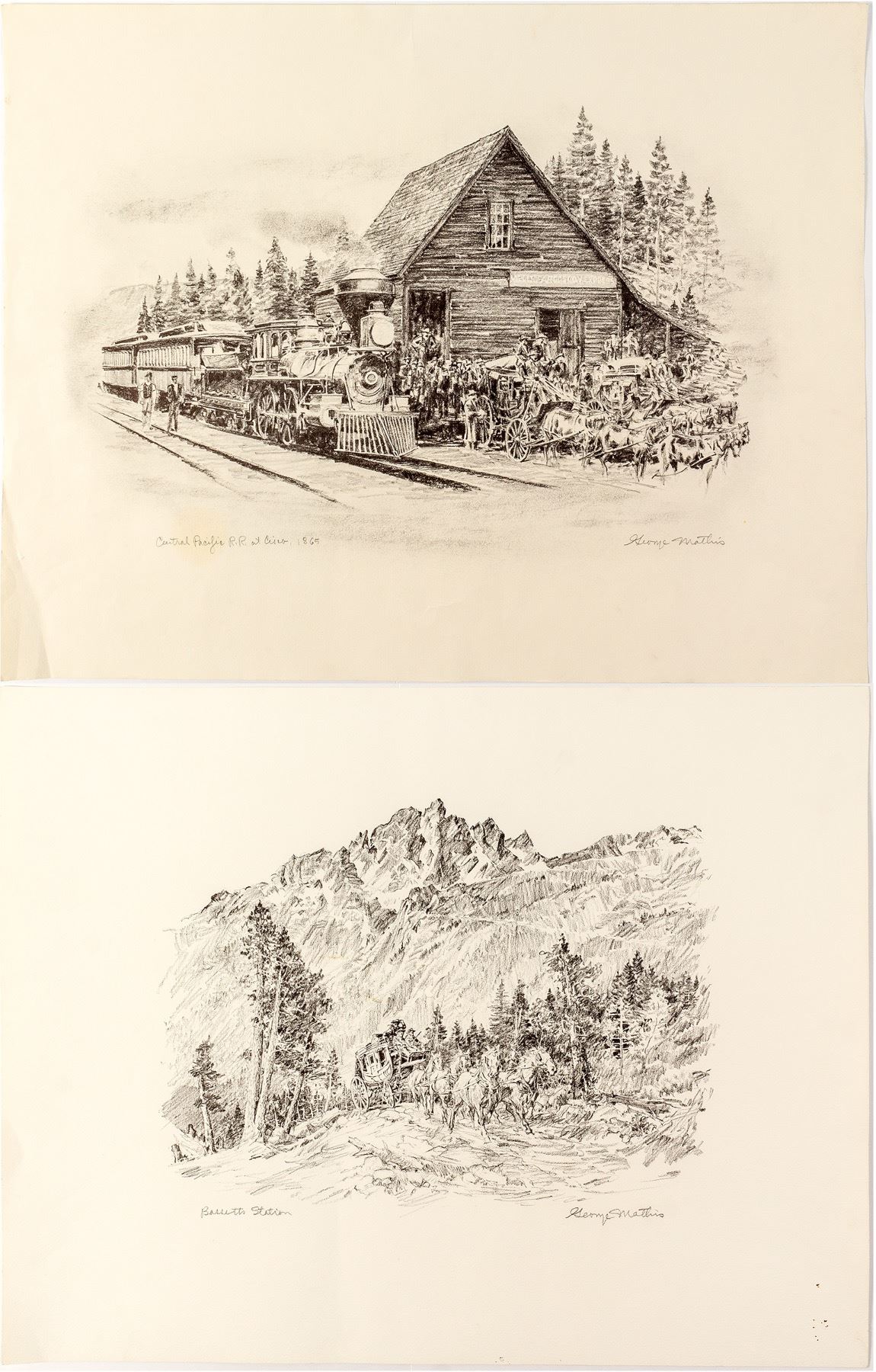 Two George Mathis Prints