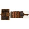 Image 1 : 1865 Leather Wallet Personalized to Habor H Heggem