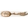 Image 1 : Railroad, Burro, and Native American Sterling Silver Spoon