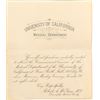 Image 1 : Rare University of California Medical School Grad Announcement with some interesting names