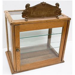 Journeyman Barber Ed Anderson Display Case