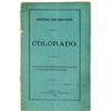Image 1 : Territorial booklet: Official Information, Colorado. 1872