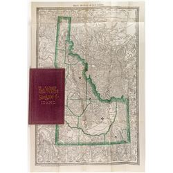 1881 Rand, McNally & Co's Indexed Map of Idaho