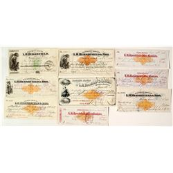 Banking House of L.H. Hershfield & Bro. Revenue Check Collection