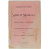 Image 1 : First Constitution of the State of Montana