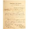 Image 1 : S. E. Piute Agency Request, Carson City, Nevada 1875
