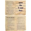 Image 1 : c1935 New York Subway Flyer