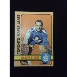 1972-73 JACQUES PLANTE # 92 O-PEE-CHEE HOCKEY CARD