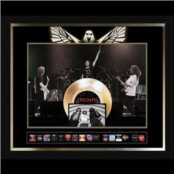 Triumph Framed Complete Album Collection With Gold 45 Record W/ FRAMEWORTH COA