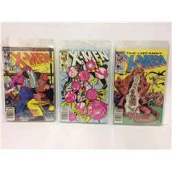 X-MEN COMIC BOOK LOT (#183, 188, 187)