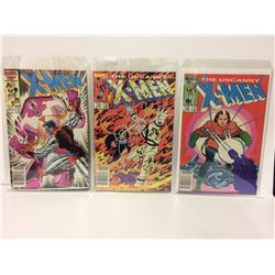 X-MEN COMIC BOOK LOT (#209, 184, 182)