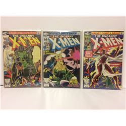 X-MEN COMIC BOOK LOT (#145, 144, 147)