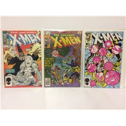 X-MEN COMIC BOOK LOT (#190, 128, 188)