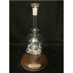 SANTA MARIA MODEL SHIP (10" X 3.5") BLOWN CRYSTAL