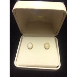 SET OF 10K STAMPED MOTHER OF PEARL EARRINGS