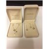 Image 1 : NECKLACE & EARRING SET (STAMPED 14K)
