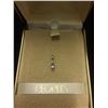 Image 1 : 10K AMETHYST & DIAMOND PENDANT