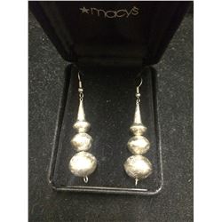 LARGE SET OF SILVER EARRINGS