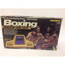 VINTAGE 1979  KNOCK-EM OUT BOXING ELECTRONIC GAME W BOX