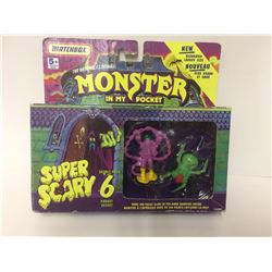 MATCHBOX MONSTER IN MY POCKET SUPER SCARY 6  IN BOX