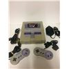 Image 1 : SUPER NINTENDO GAMING SYSTEM W/ CONTROLLERS & POWER ADAPTOR