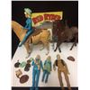 Image 1 : RED-RYDER-Original-Radio-Broadcast-VINYL-LP-USA- W/ ACTION FIGURES LOT