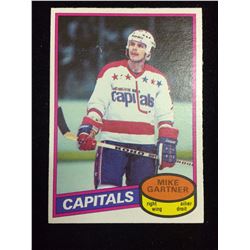1980 - 1981 O-PEE-CHEE Mike Gartner Washington Capitals #195 Hockey Card