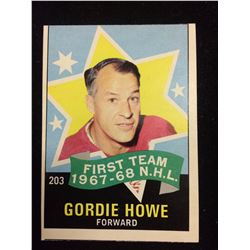 1968-69 O-Pee-Chee #203 Gordie Howe Detroit Red Wings Hockey Card