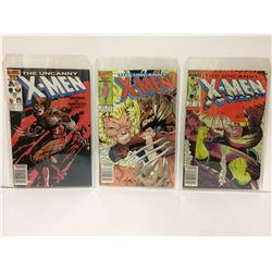X-MEN COMIC BOOK LOT (#212, 213, 176)