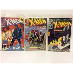 X-MEN COMIC BOOK LOT (#203, 219, 169)