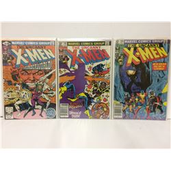 X-MEN COMIC BOOK LOT (#146, 148, 149)