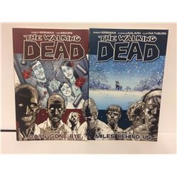 WALKING DEAD GRAPHIC NOVEL LOT (VOLUMES 1 & 2)