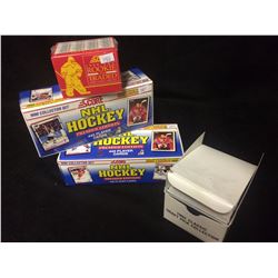 NHL HOCKEY TRADING CARDS LOT (1990 COLLECTOR SET & MORE)