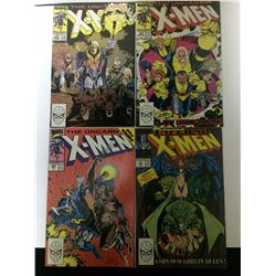 X-MEN COMIC BOOK LOT (#252, 254, 258,241)