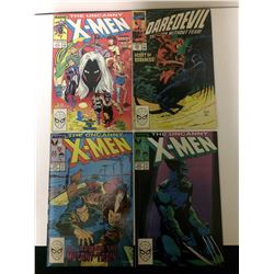 X-MEN COMIC BOOK LOT (#253, 237, 234) DAREVIL #278