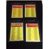 Image 1 : 1ST & 2ND SERIES HOCKEY CHECKLIST CARDS (MARKED)