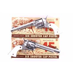 Nichols Stallion 45 Cap Gun Collection w/ Boxes