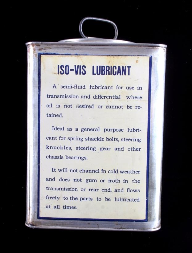 Standard Oil IsoVis Lubricant Oil Can