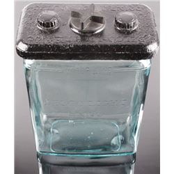 Delco-Light Exide Glass Battery Jar