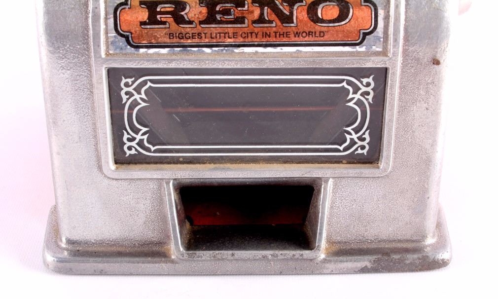 Reno Nevada Coin Bank Slot Machine