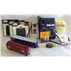 Image 1 : BOX LOT MODEL TRAIN ACCESSORIES AND CARS