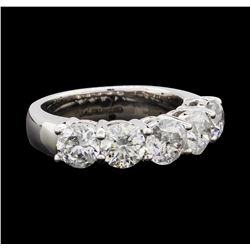 3.73 ctw Diamond Ring - 14KT White Gold