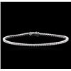Image 1 : 3.20 ctw Diamond Bracelet - 18KT White Gold