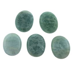 63.12 ctw Oval Cut Oval Cabochon Cut Natural Aquamarine Parcel