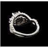 Image 3 : 2.60 ctw Black Diamond Ring - 14KT White Gold