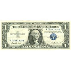 $1 XF/AV Silver Certificate Currency